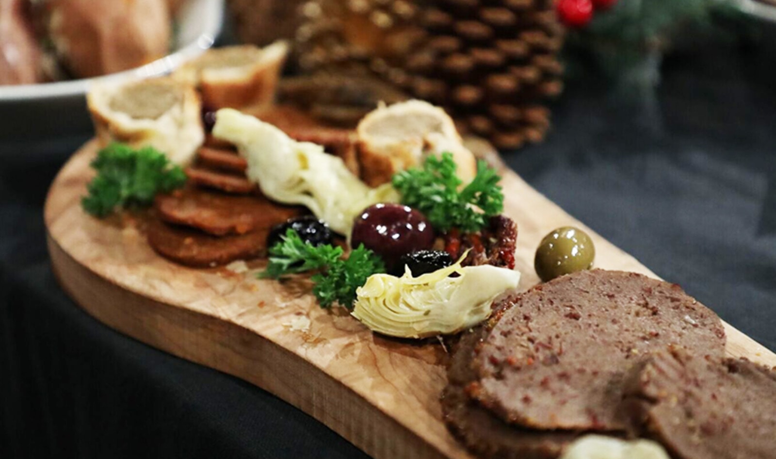 Vegan Butcher Serves Plant-Based Christmas Dinner on <i>Dragon’s Den</i>