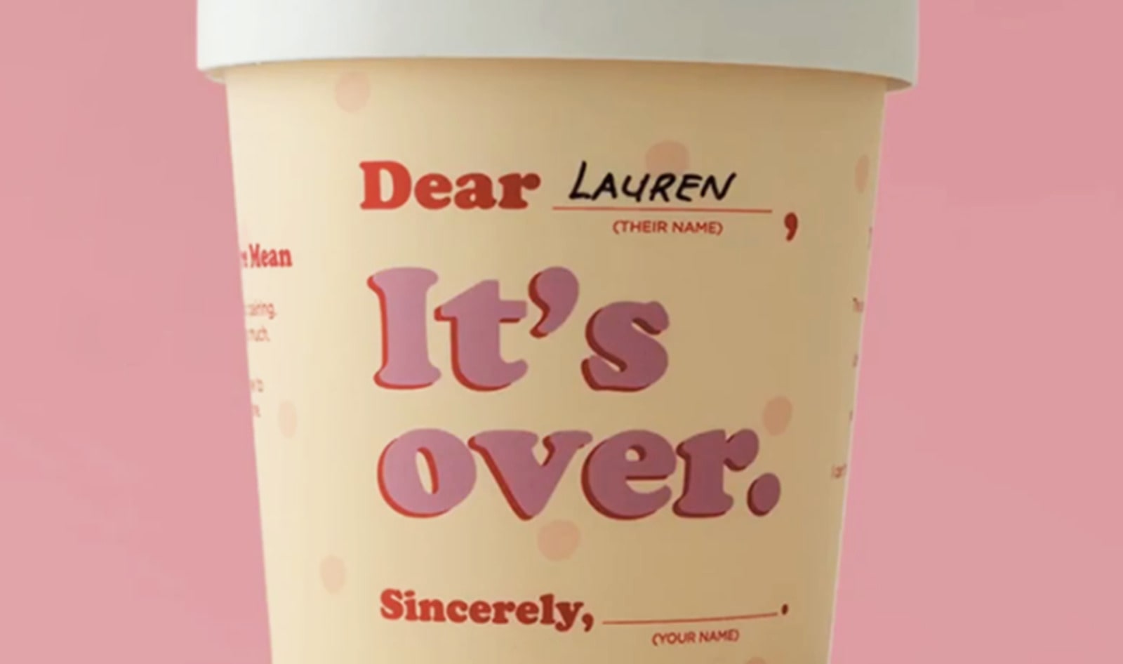 Vegan Ice Cream Brand Debuts “Break-Up” Pints