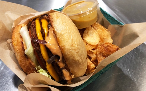 Vegan Burger Stand Opens Inside Sacramento Kings’ Basketball Arena&nbsp;