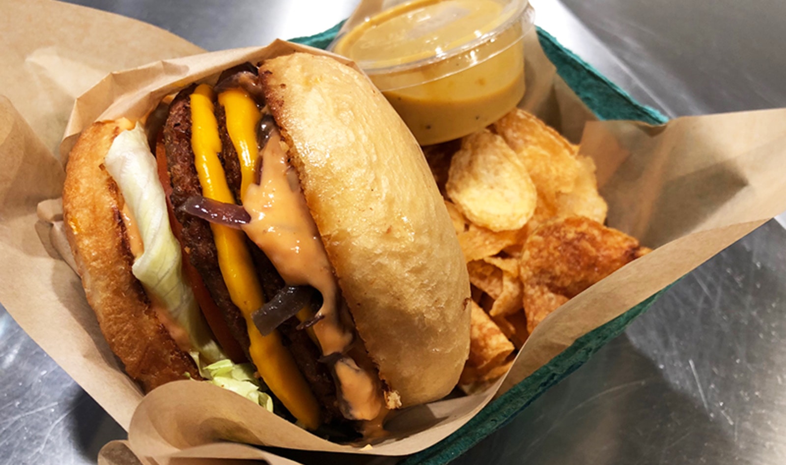 Vegan Burger Stand Opens Inside Sacramento Kings’ Basketball Arena 