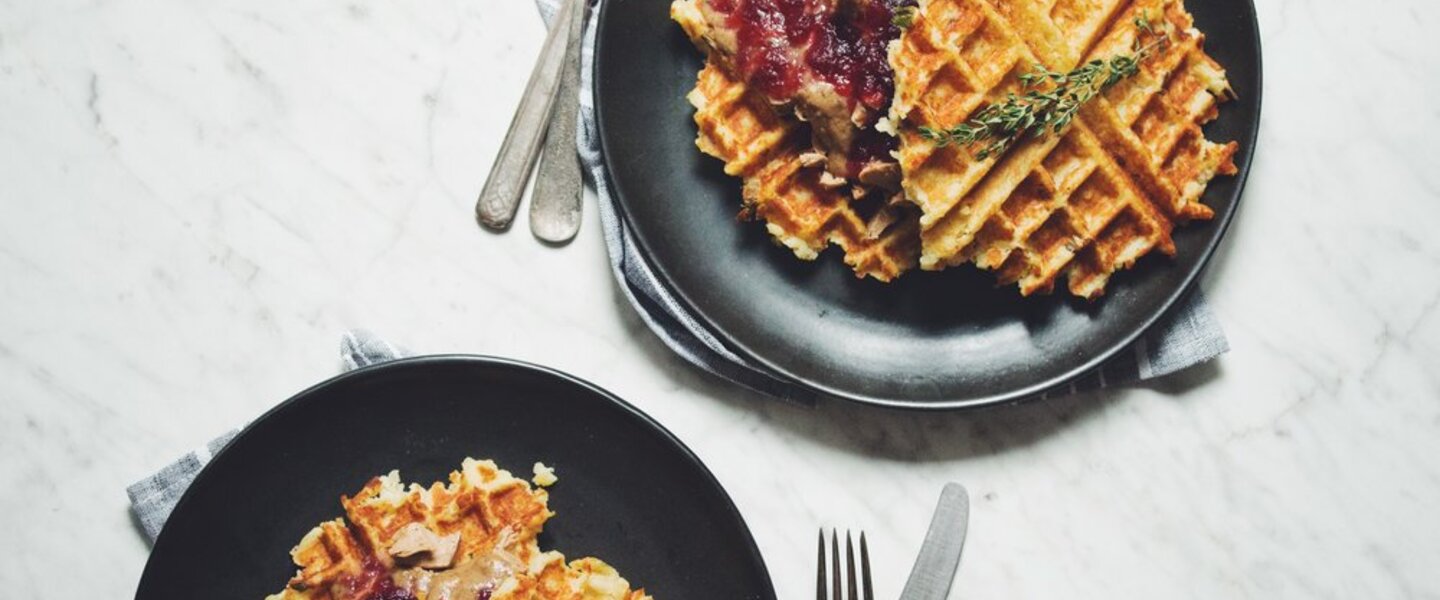 VegNews.ThanksgivingWafflesHotforFood
