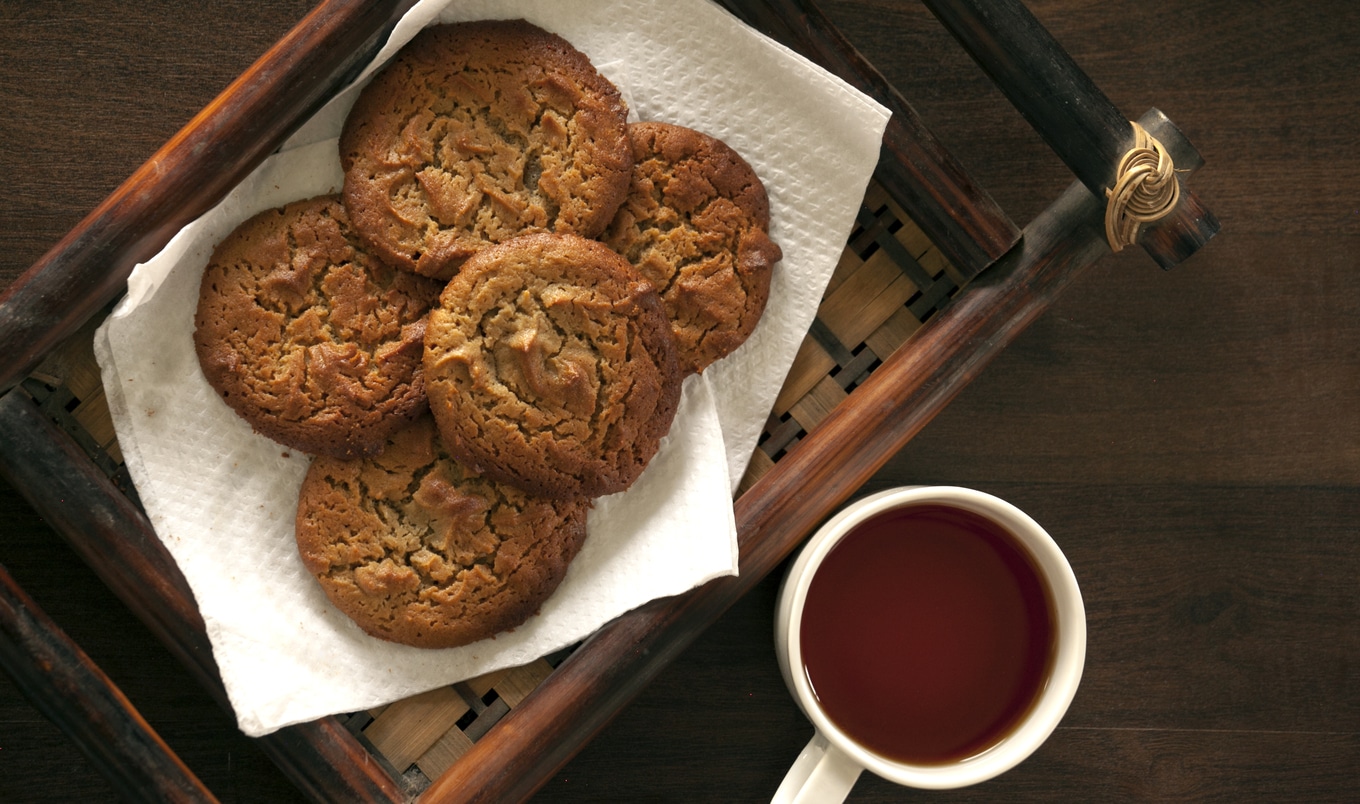 Vegan Soft Peanut Butter Cookies