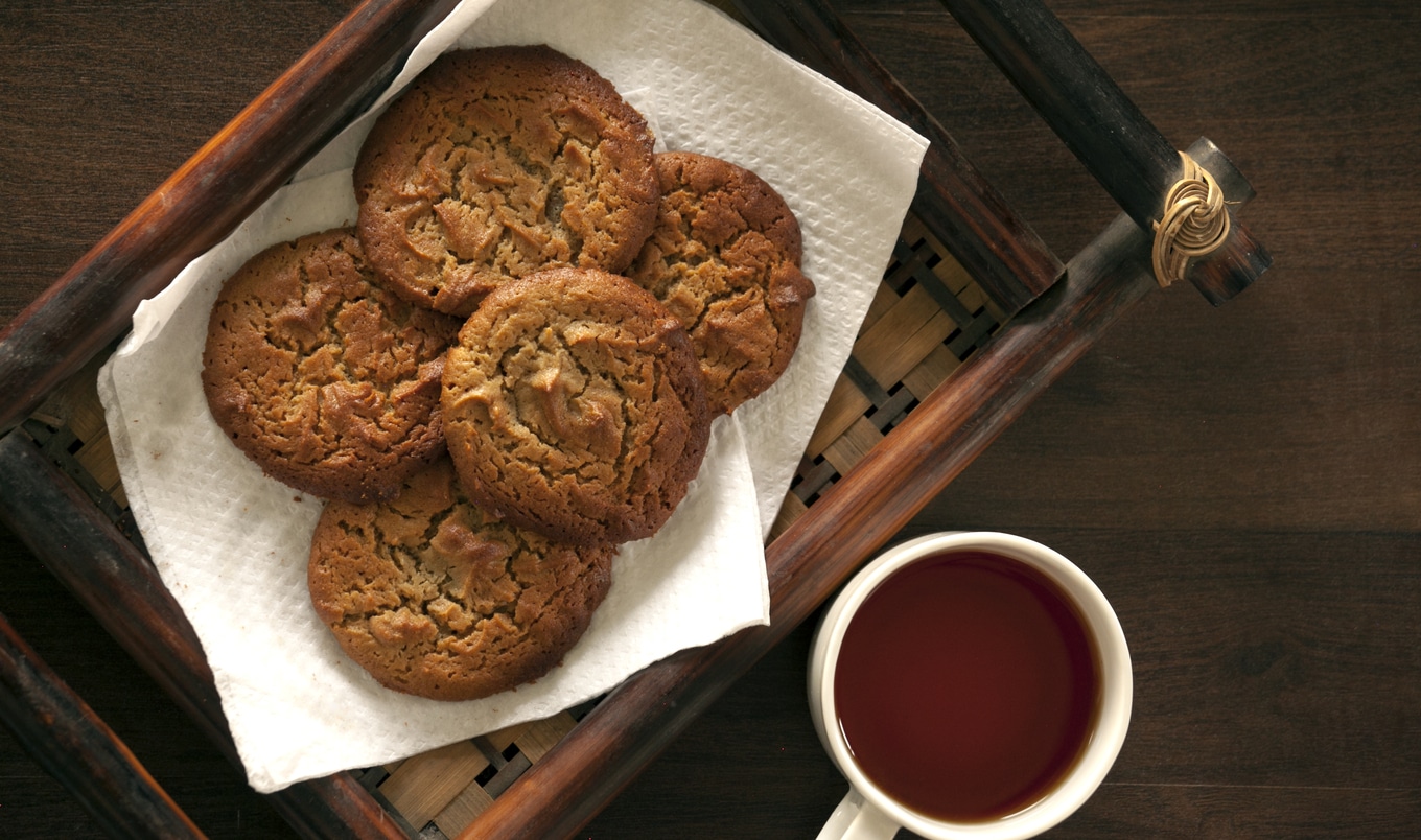 Vegan Soft Peanut Butter Cookies