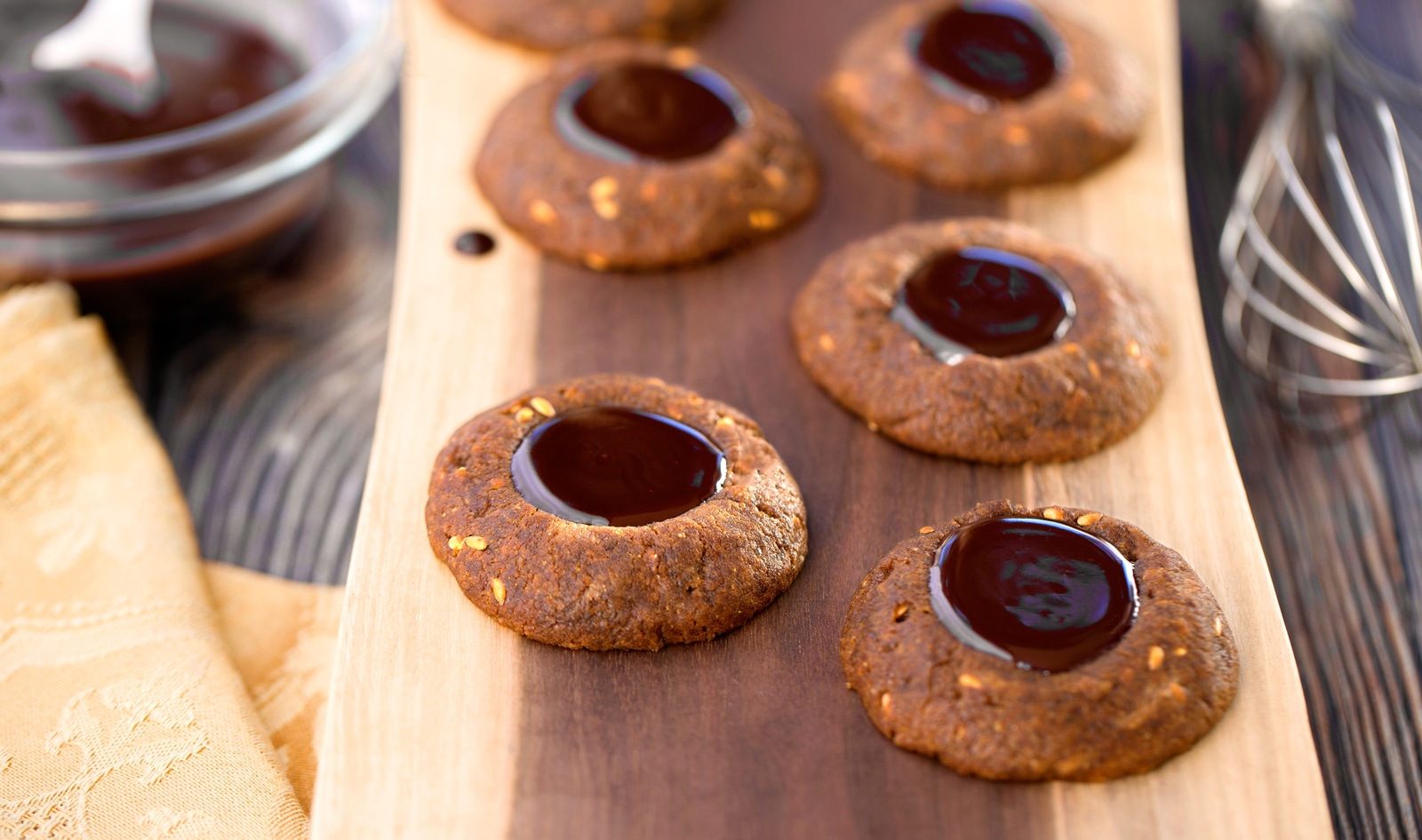 Vegan Gingerbread Fudge Buttons | VegNews