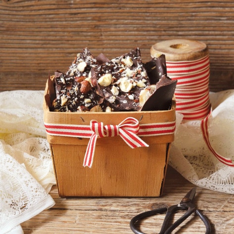 Customizable Vegan Chocolate Bark