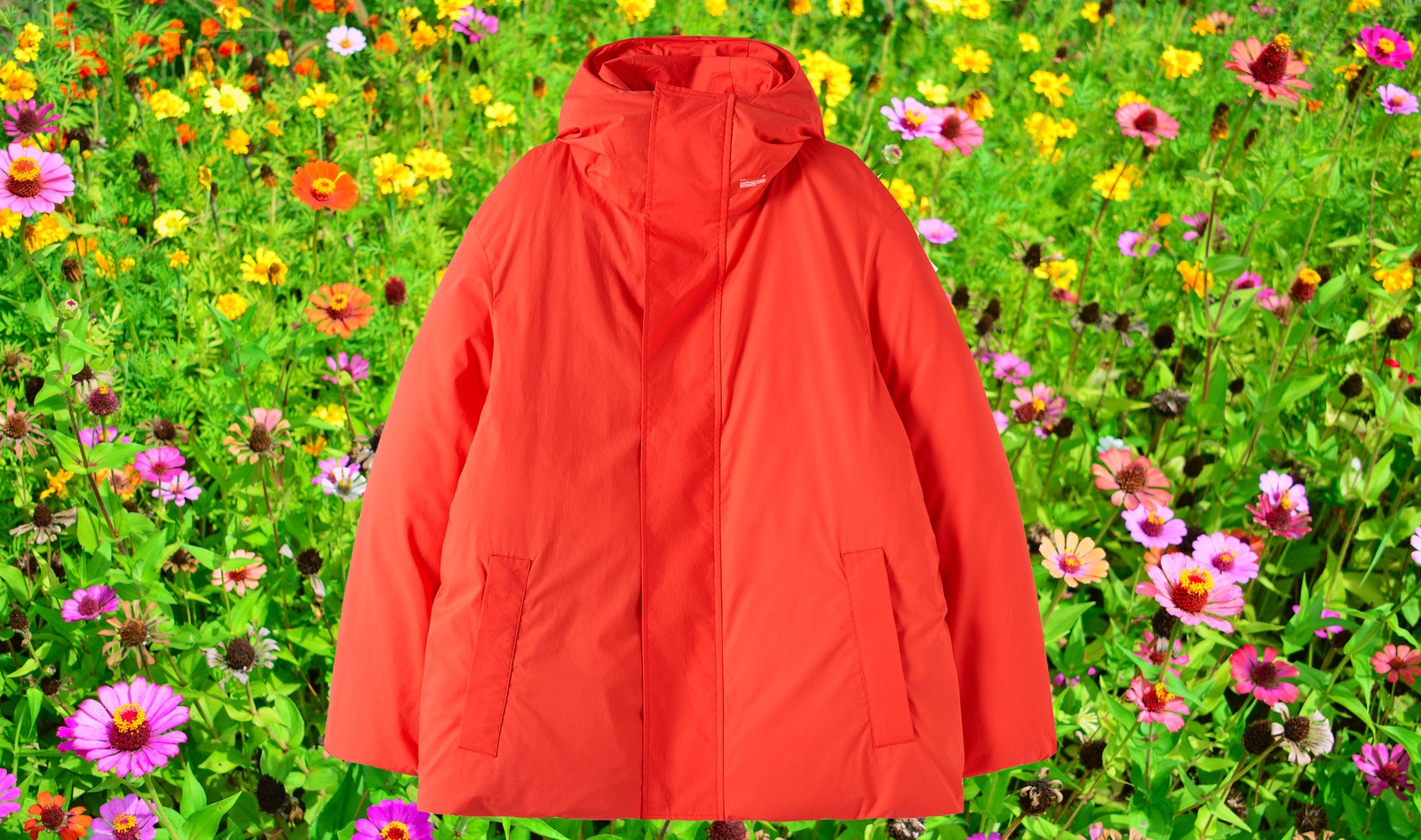 This Vegan Down Jacket Is Made with Flowers Instead of Feathers