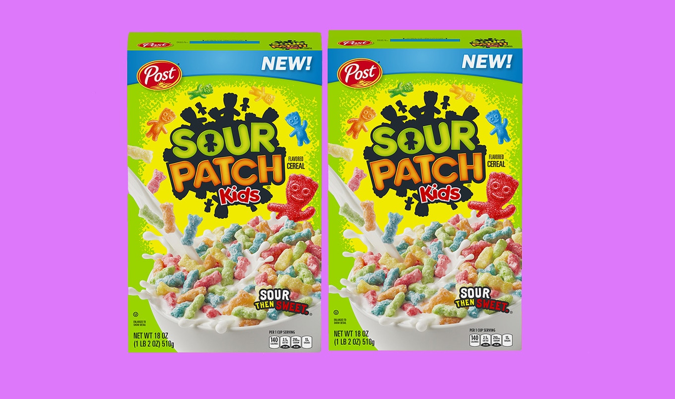 Walmart Now Sells Accidentally Vegan Sour Patch Kids Cereal