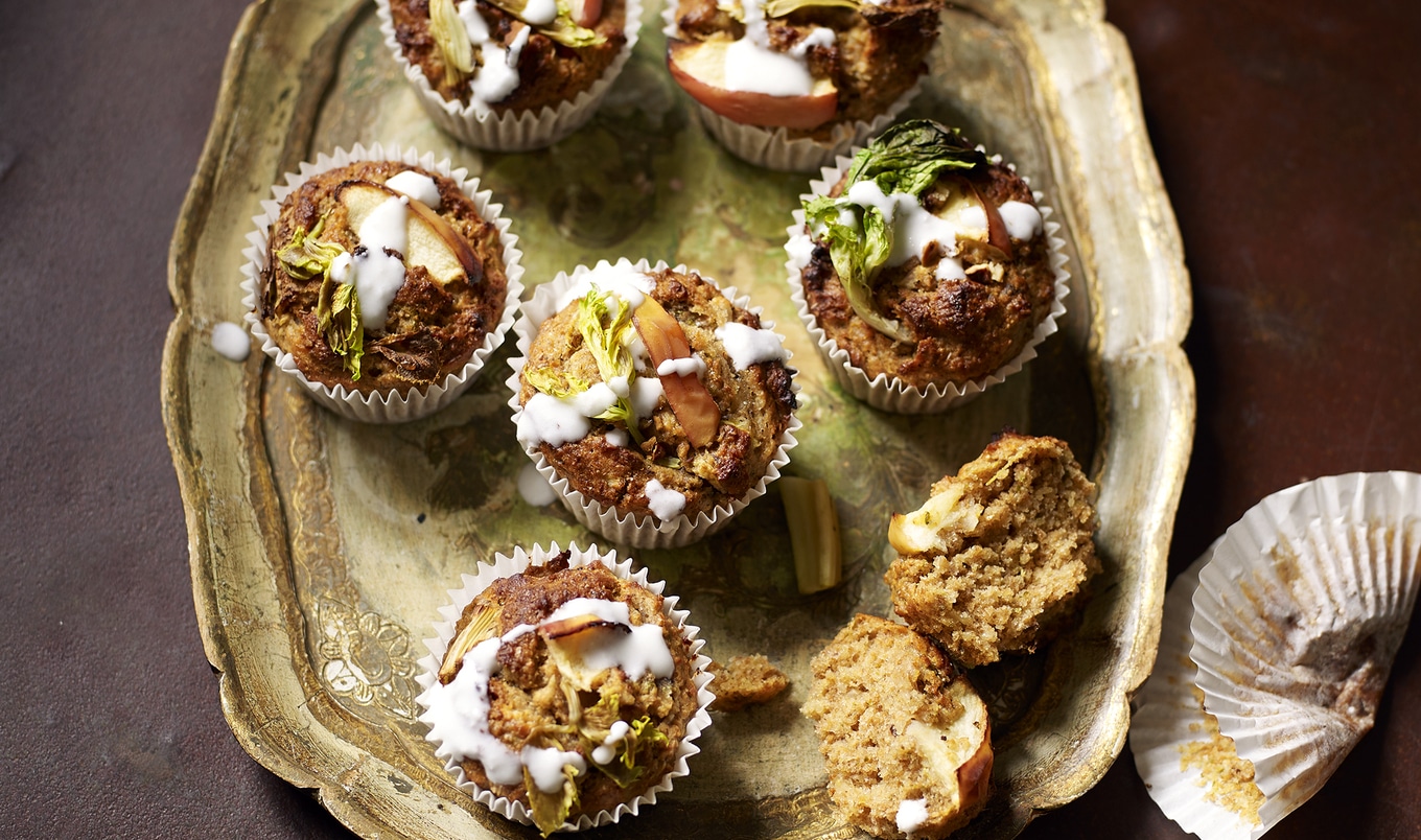Waldorf Salad But In a Vegan Cupcake