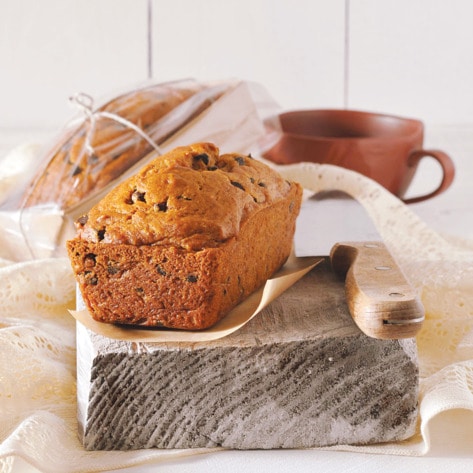 Mini Pumpkin Chocolate Chip Loaf