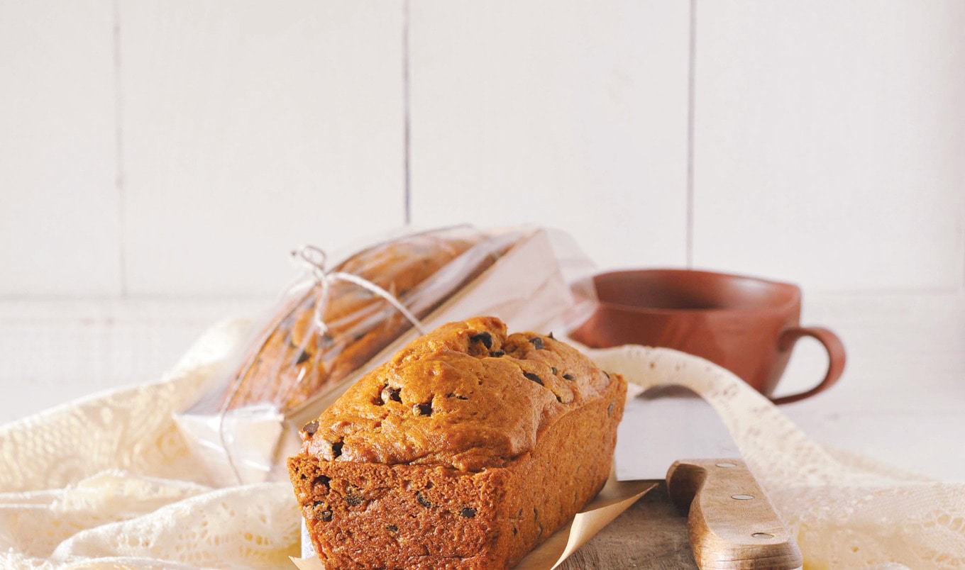 Mini Pumpkin Chocolate Chip Loaf
