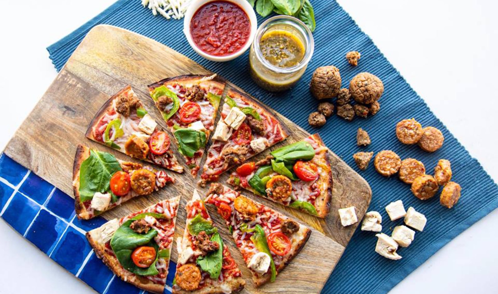 Pieology Becomes First National Pizza Chain to Offer Vegan Meat Toppings