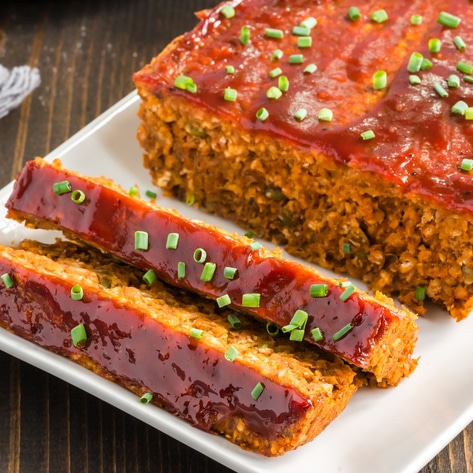 Savory Vegan Lentil and Sweet Potato Meatloaf 
