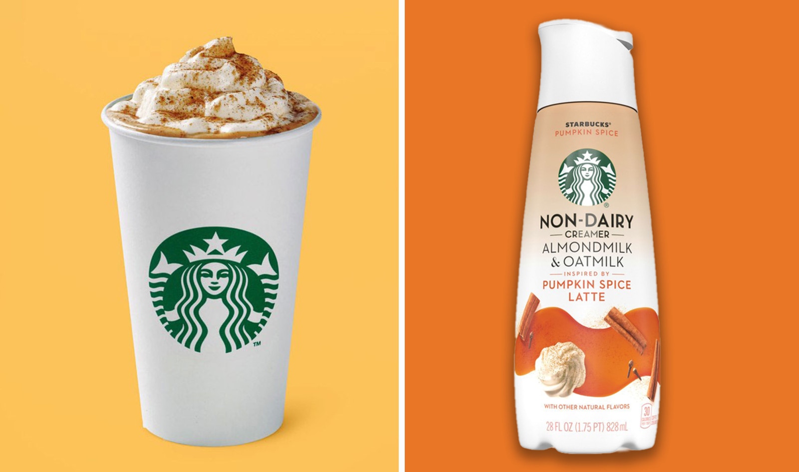 Starbucks’ New Vegan Pumpkin Spice Creamer Is Made from Almond and Oat Milk