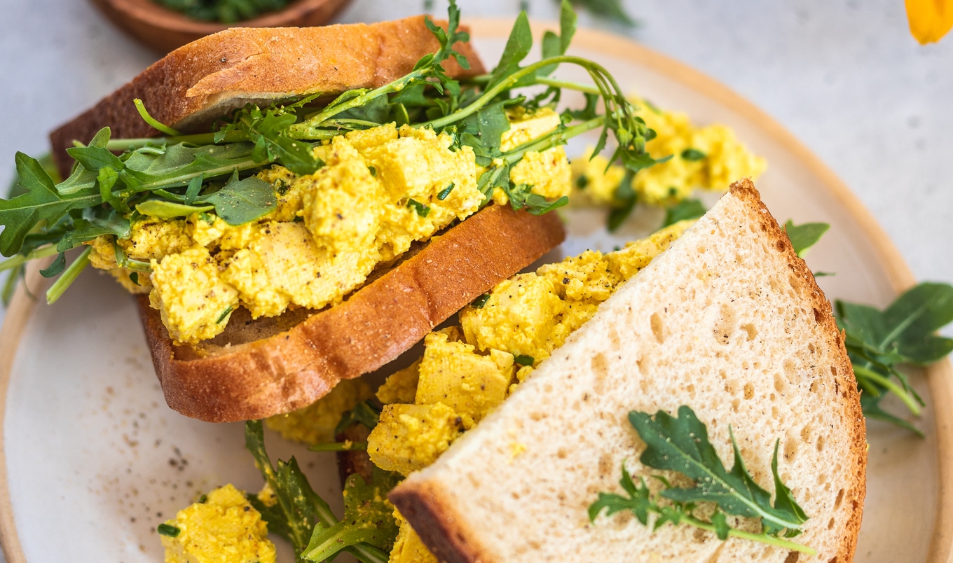Easy, Creamy Tofu Egg Salad