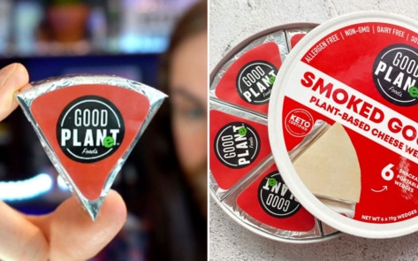 No Joke: These New Dairy-Free Snacking Cheese Wedges Are Just Like Laughing Cow&nbsp;