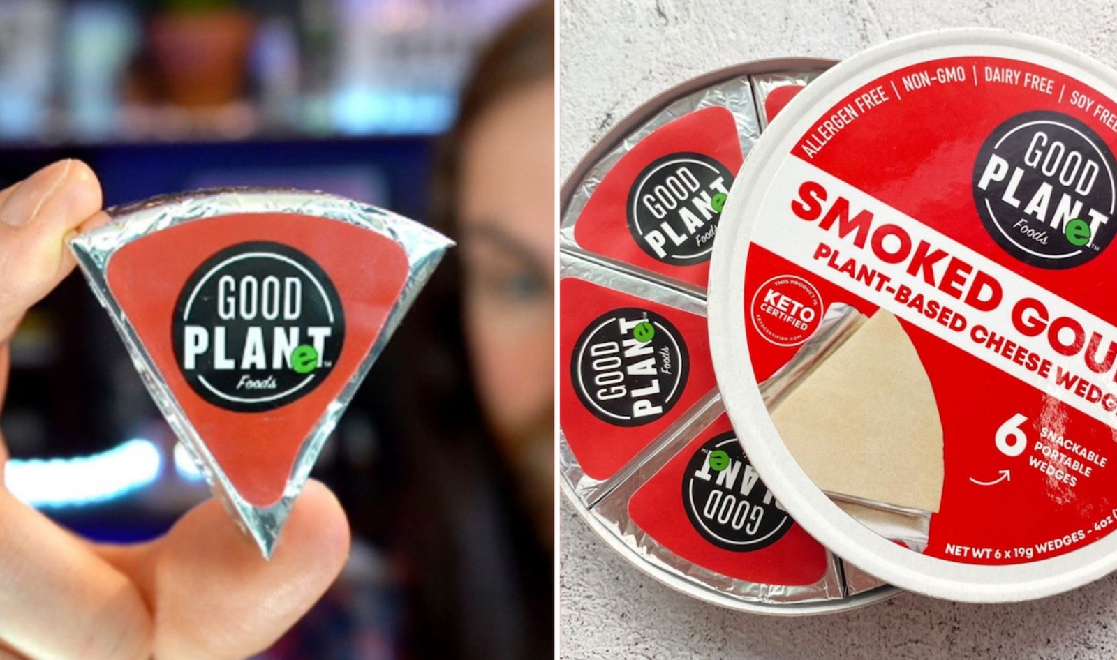 No Joke: These New Dairy-Free Snacking Cheese Wedges Are Just Like Laughing Cow&nbsp;