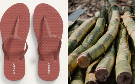 Old Navy Is Now Making Plant-Based Sandals from Sugarcane