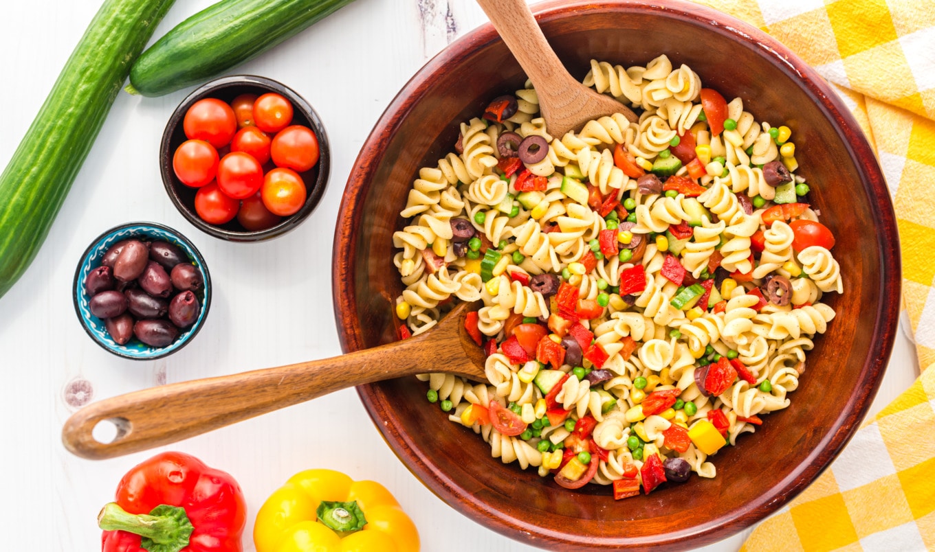 Picnic Pasta Salad With Italian Vinaigrette