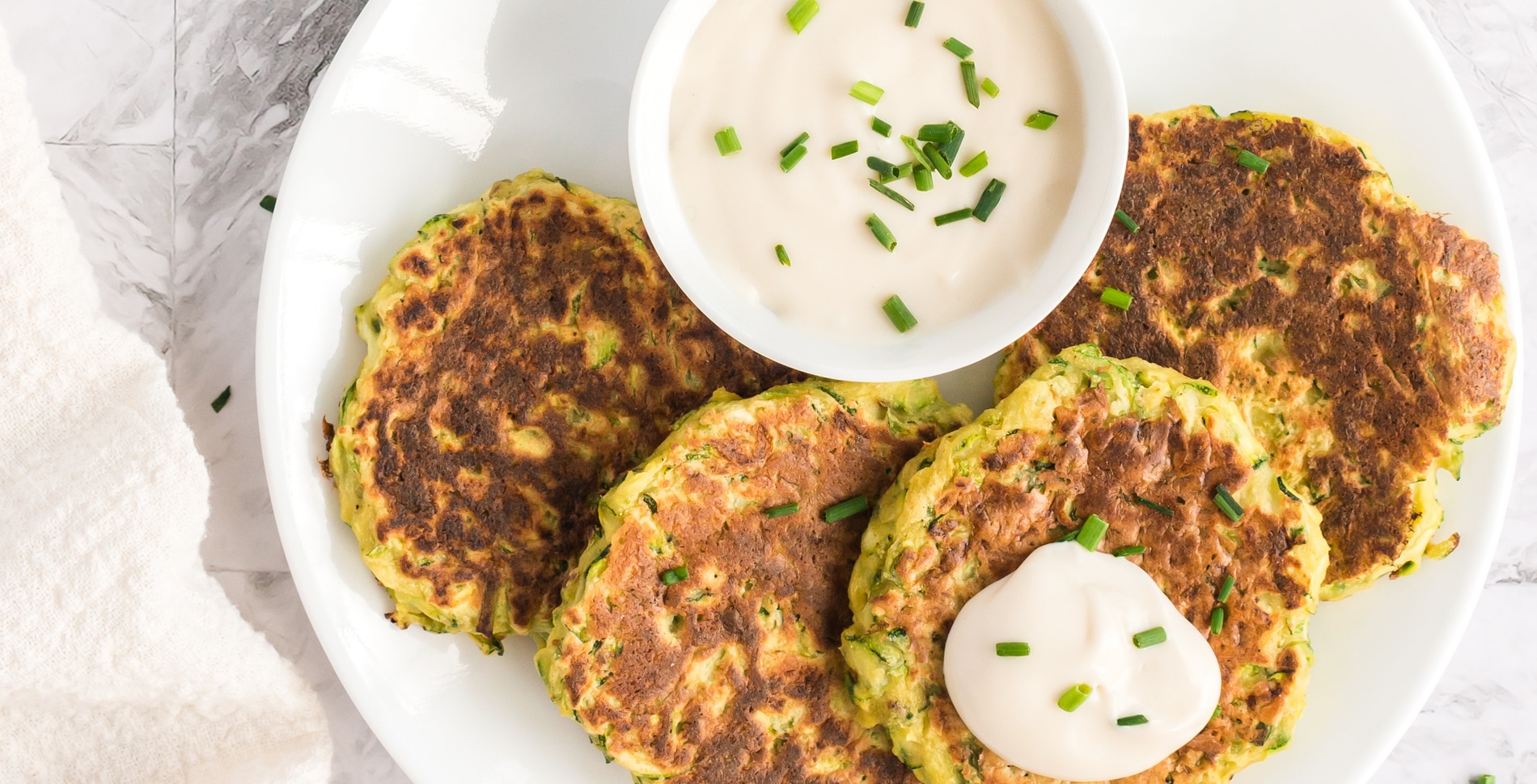 Crispy Zucchini Fritters