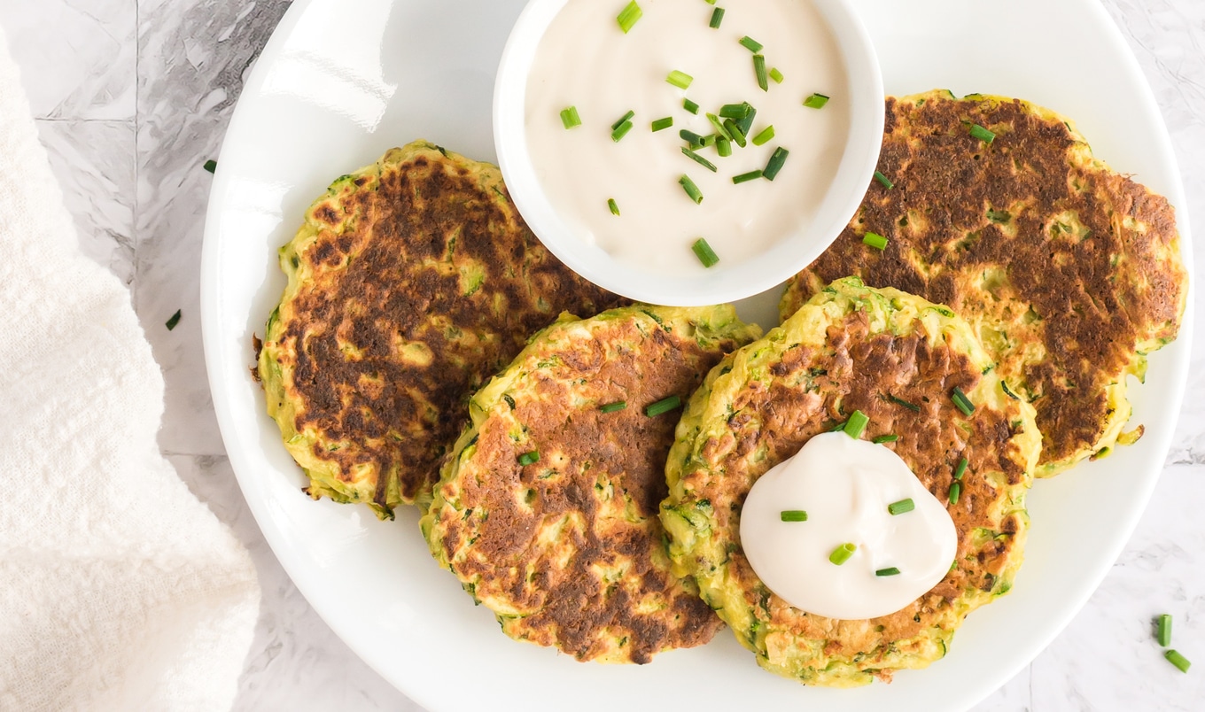 Crispy Zucchini Fritters