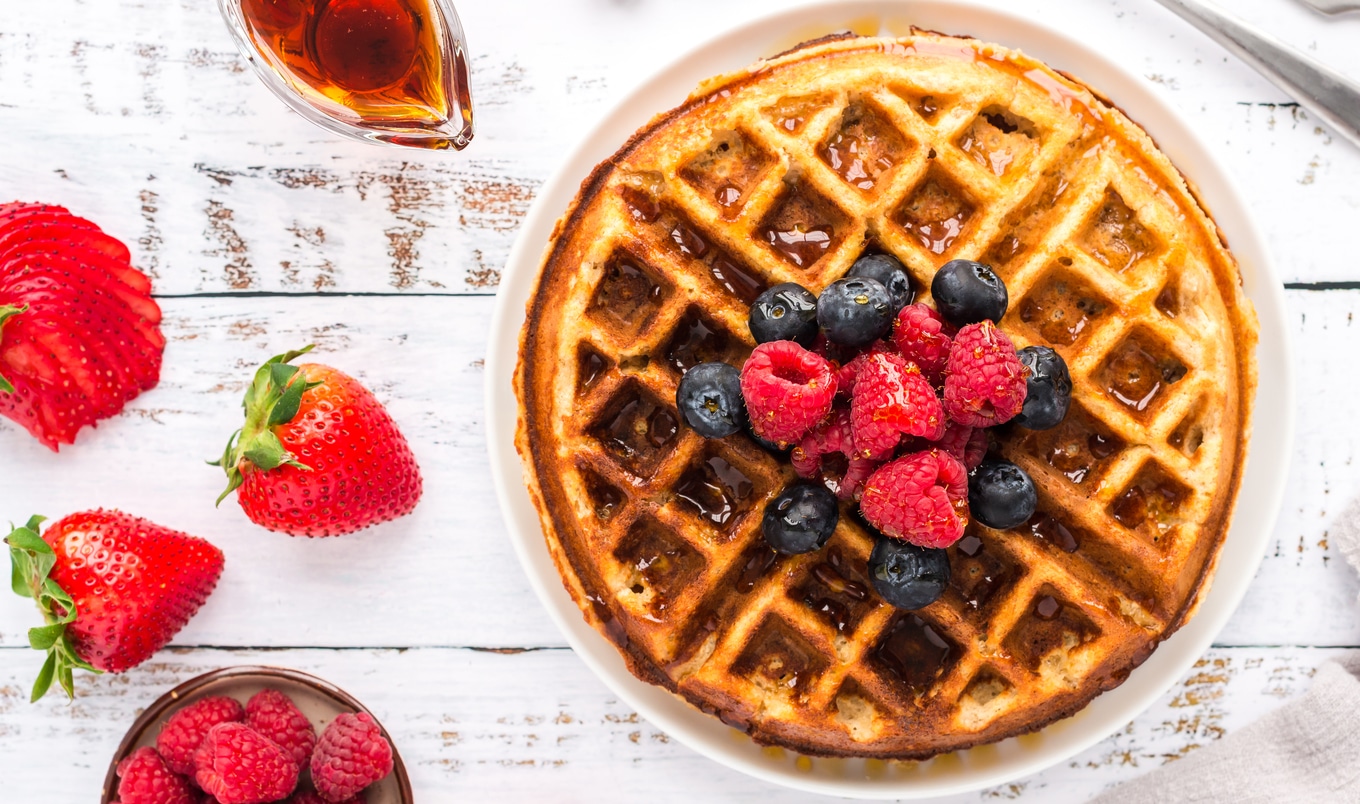 The Perfect Gluten-Free Vegan Waffles