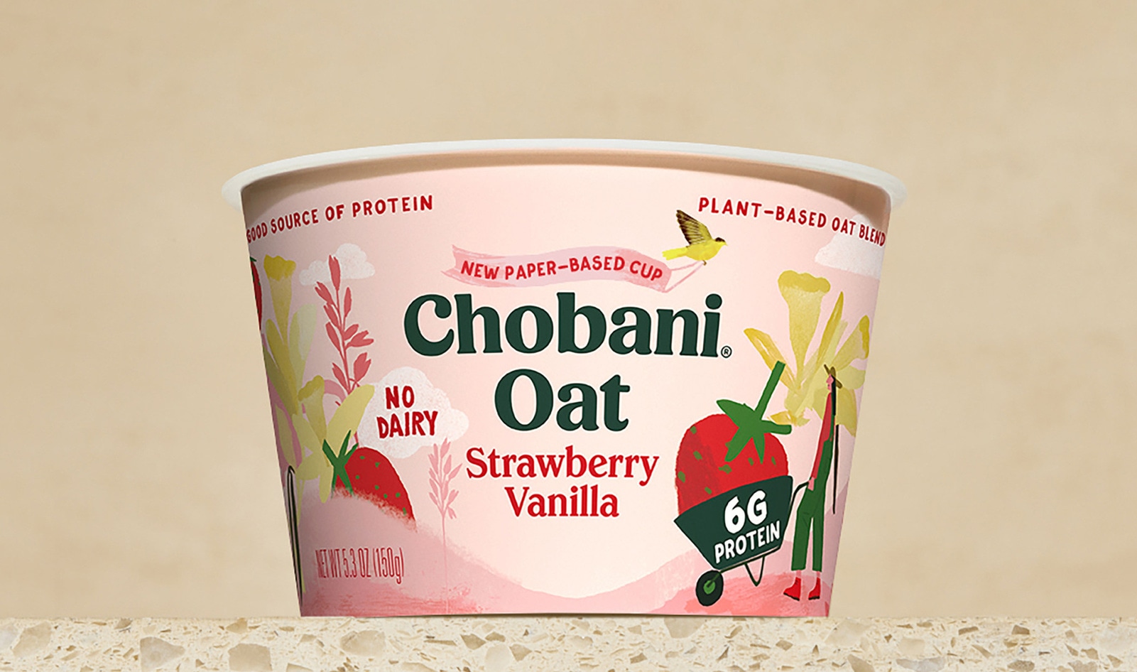 Chobani Makes Vegan Oat Yogurt More Sustainable with Paper, Not Plastic, Cup