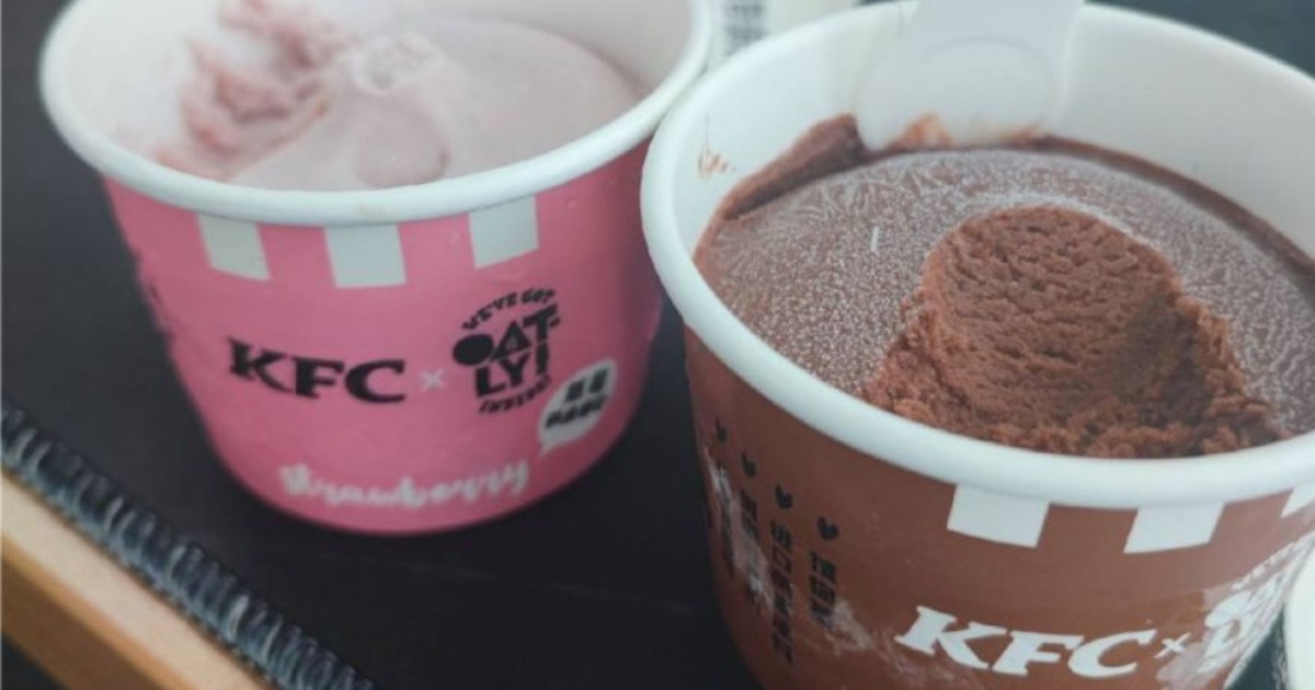 KFC Just Launched Oatly Vegan Ice Cream in China VegNews
