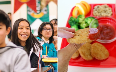 Vegan Chicken Nuggets Come to School Lunch Menus for 125,000 Students In California and Washington