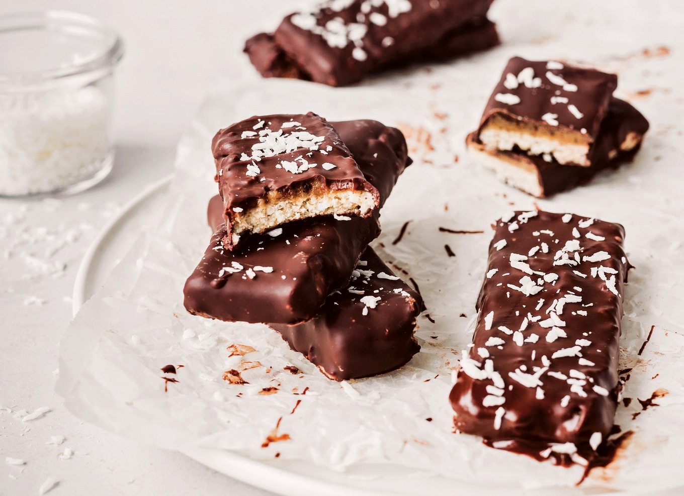 VegNews.ChocolateCooconutCaramelCookieBars