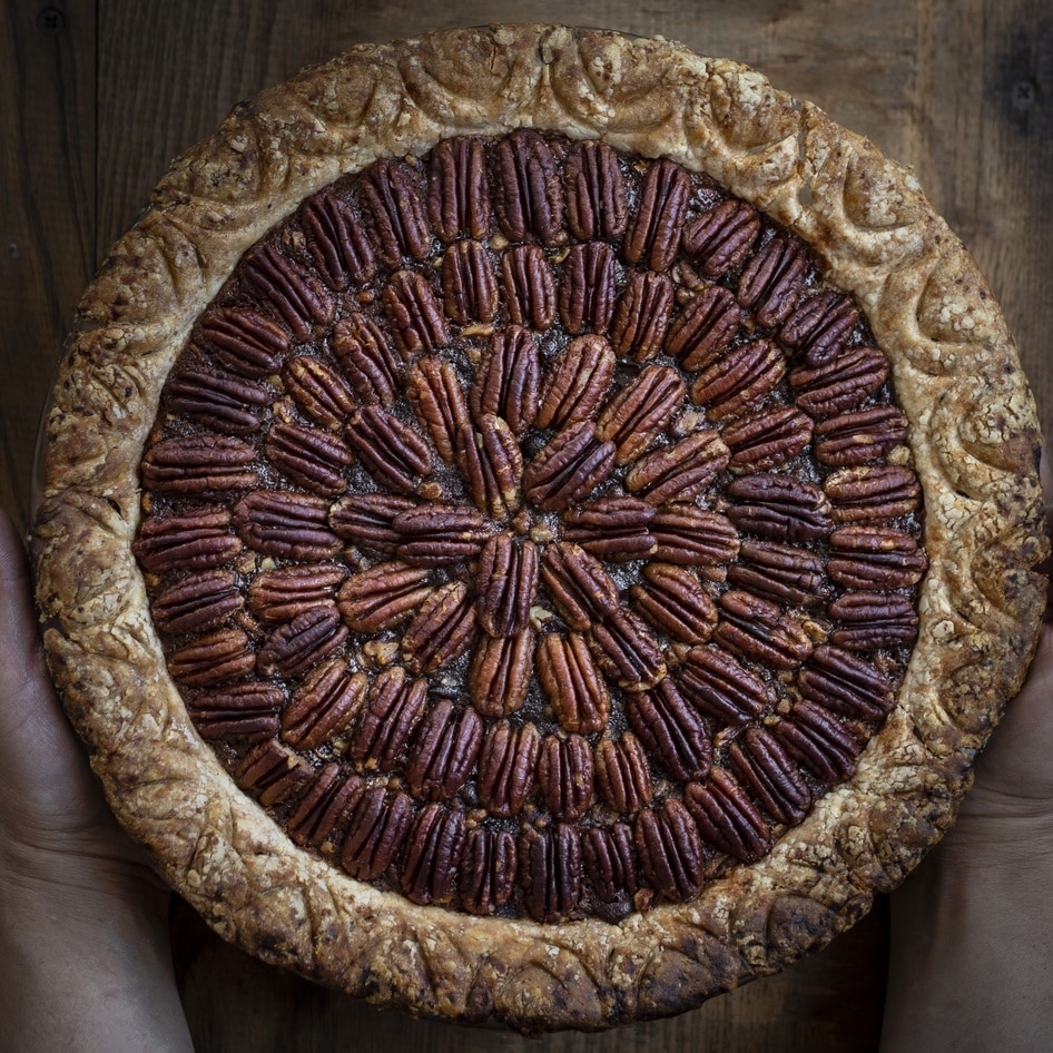 Vegan Sweet Red Bean Pecan Pie&nbsp;