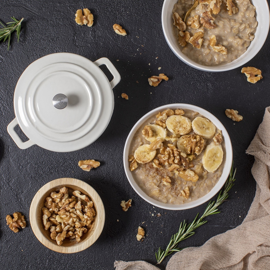 Jamaican-Inspired Vegan Banana Oatmeal Porridge 