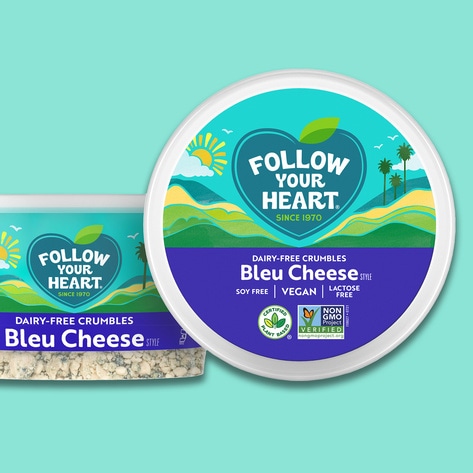 Follow Your Heart Is the First to Launch Vegan Bleu Cheese Crumbles