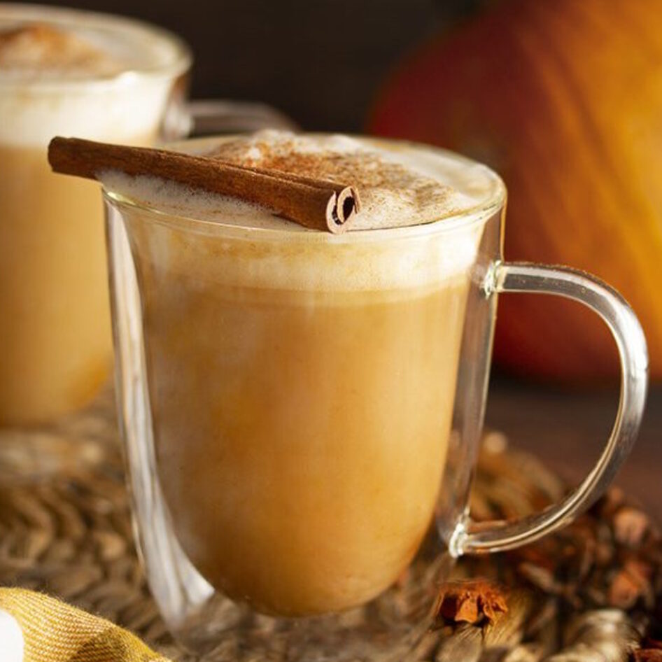 Creamy Vegan Pumpkin Spice Chai Latte