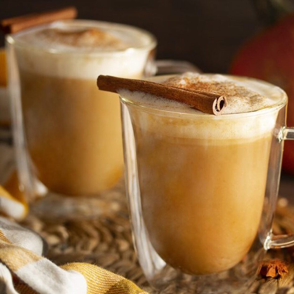 Creamy Vegan Pumpkin Spice Chai Latte