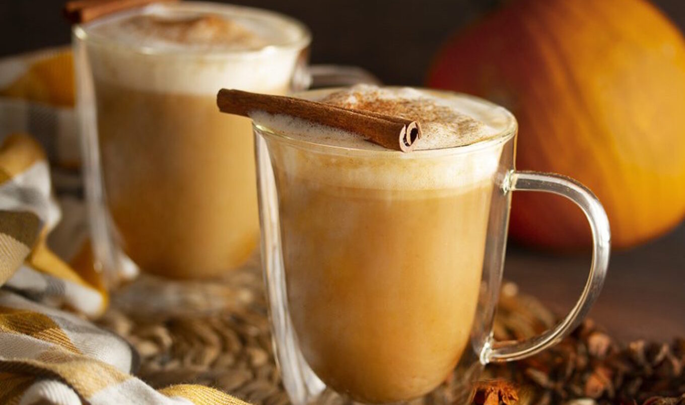 Creamy Vegan Pumpkin Spice Chai Lattes