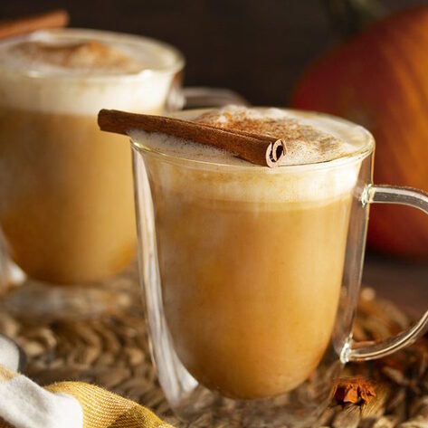 Creamy Vegan Pumpkin Spice Chai Latte