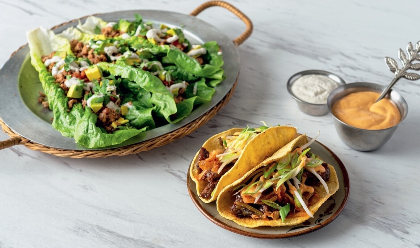 Spiced Pecan Lettuce Tacos