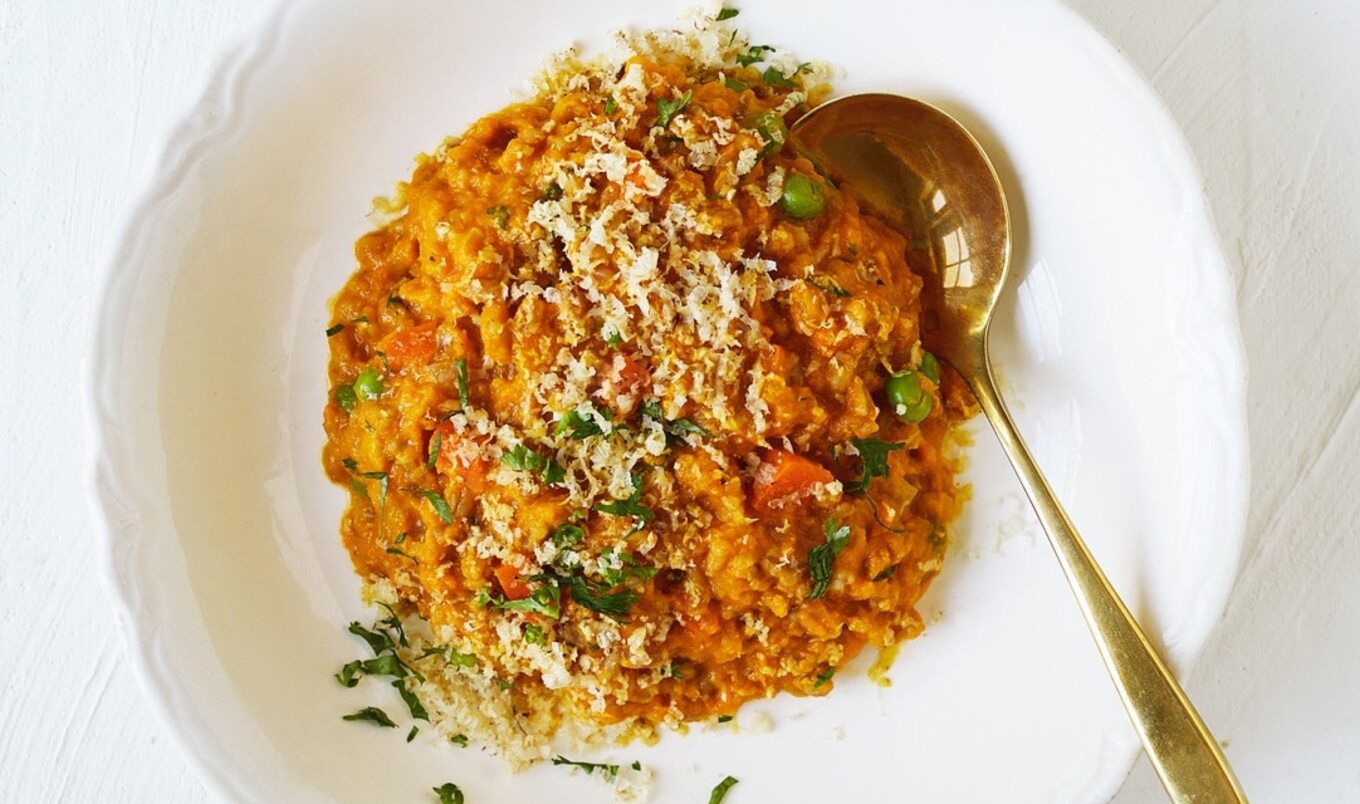 Italian-Inspired Walnut Farro Risotto