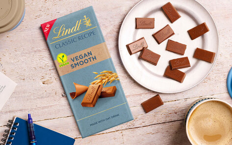 Lindt’s New Vegan Chocolate Bar Replaces Dairy With Oats