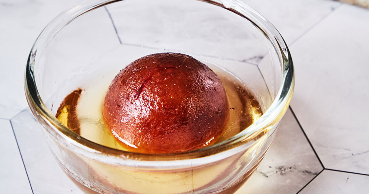 Vegan Indian Gulab Jamun in Cardamom Rose Syrup | VegNews