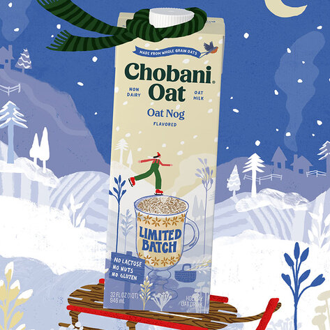 Forget Eggnog. Chobani Launches Vegan Oat Nog for the Holidays.
