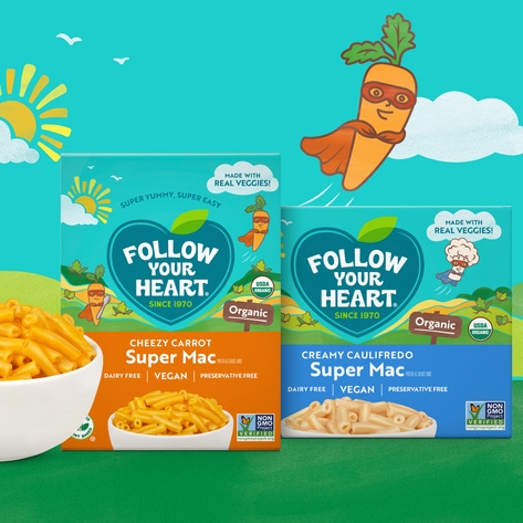 Follow Your Heart Just Launched Its First Vegan Mac and Cheese. And It's Loaded With Veggies.