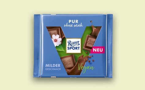 New Ritter Sport Vegan Milk Chocolate Bar Set to Launch in Germany&nbsp;