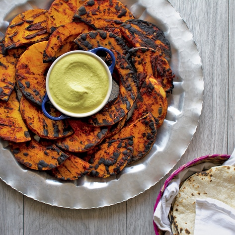 Vegan Winter Squash Al Pastor With Charred Poblano Cashew Cream