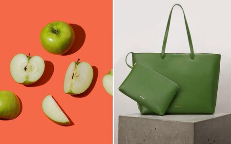 Matt + Nat Makes Vegan Leather Handbags From Apple Waste for the First Time