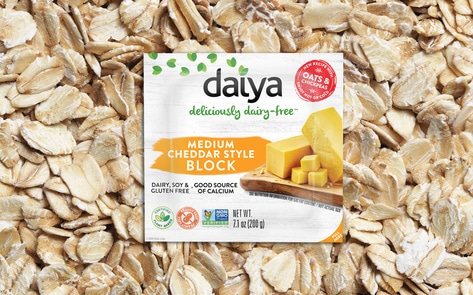 Daiya Improves Vegan Cheese Blocks with Oats and Chickpeas