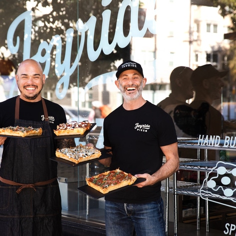 Four New Vegan Pizzas Arrive at San Francisco's Joyride, Where Detroit-Style Square Pies Reign Supreme 