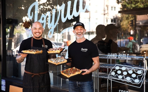 Four New Vegan Pizzas Arrive at San Francisco's Joyride, Where Detroit-Style Square Pies Reign Supreme 
