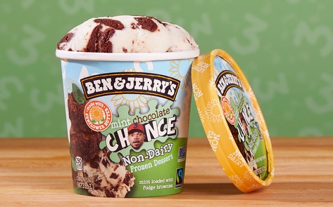 Ben &amp; Jerry’s New Vegan Ice Cream Is Inspired by Chance the Rapper’s Favorite Dessert