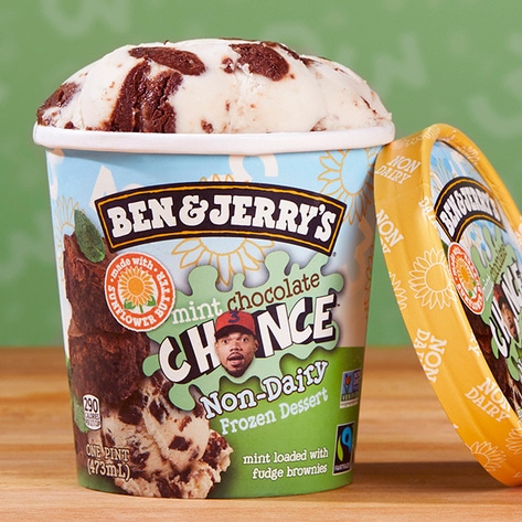 Ben & Jerry’s New Vegan Ice Cream Is Inspired by Chance the Rapper’s Favorite Dessert